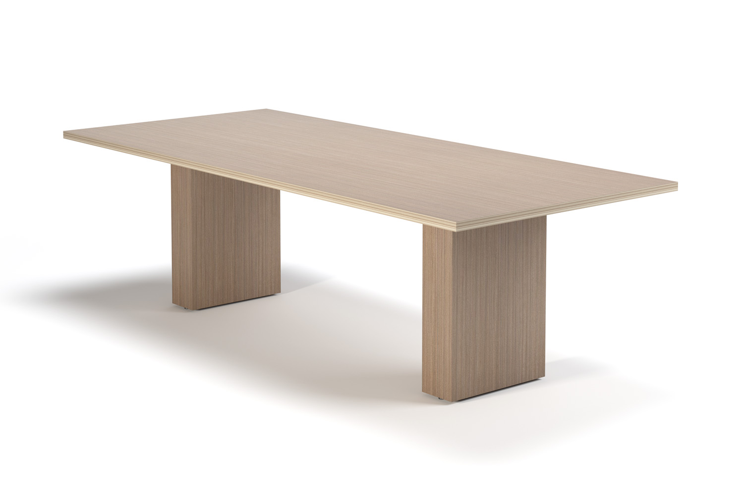 Beta 42x96 Almost Square Table with Panel Legs