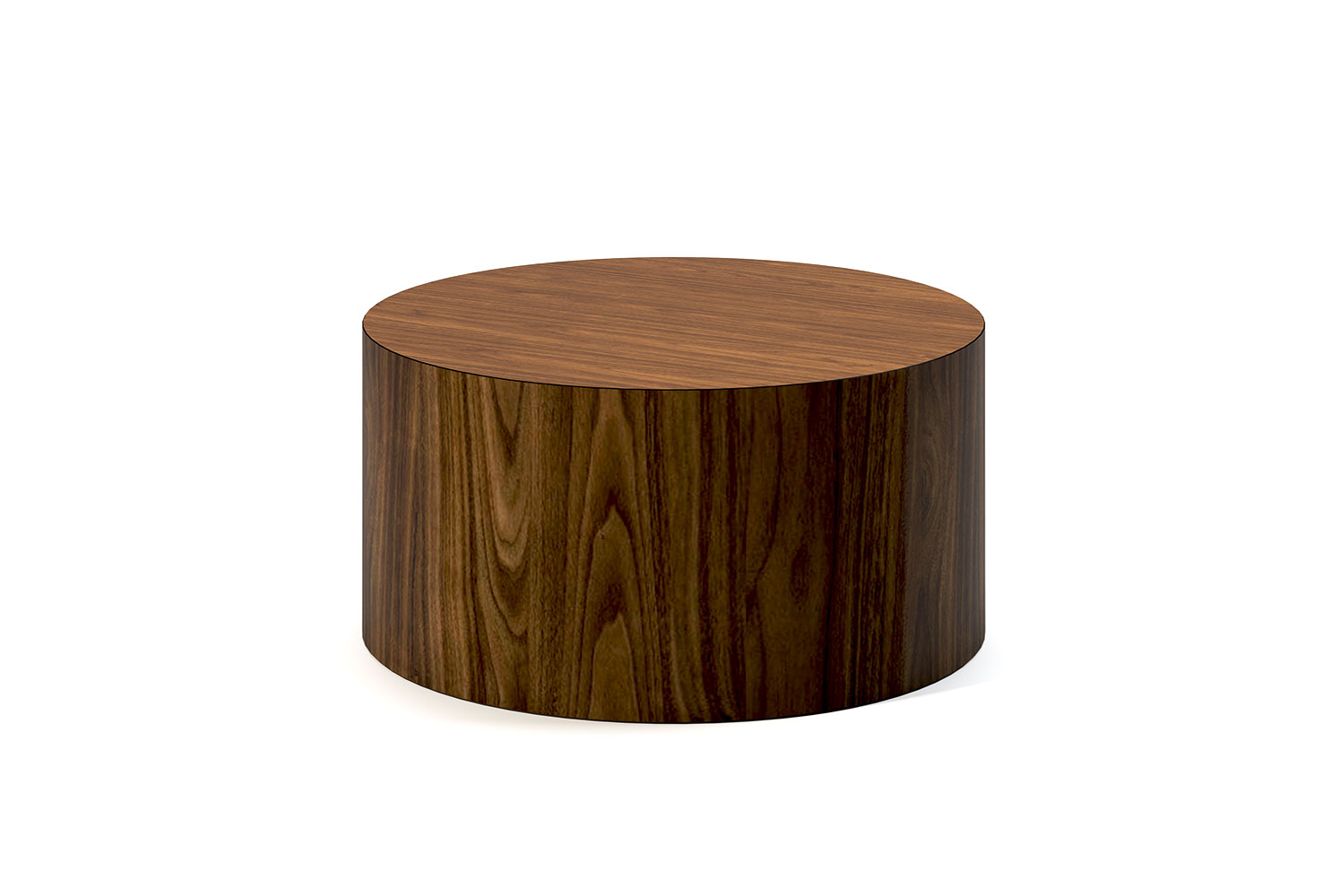 Cube Plus 30 Round Occasional Table with 2-tone Laminate