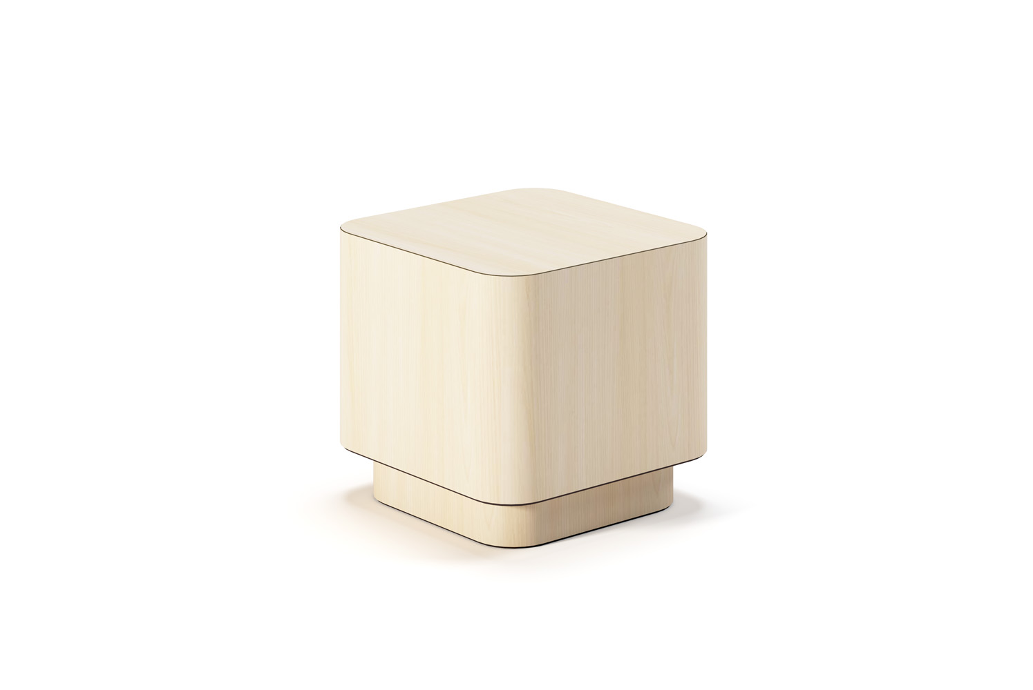 Cube Plus 18x17 Square Occasional Table with Inset Base