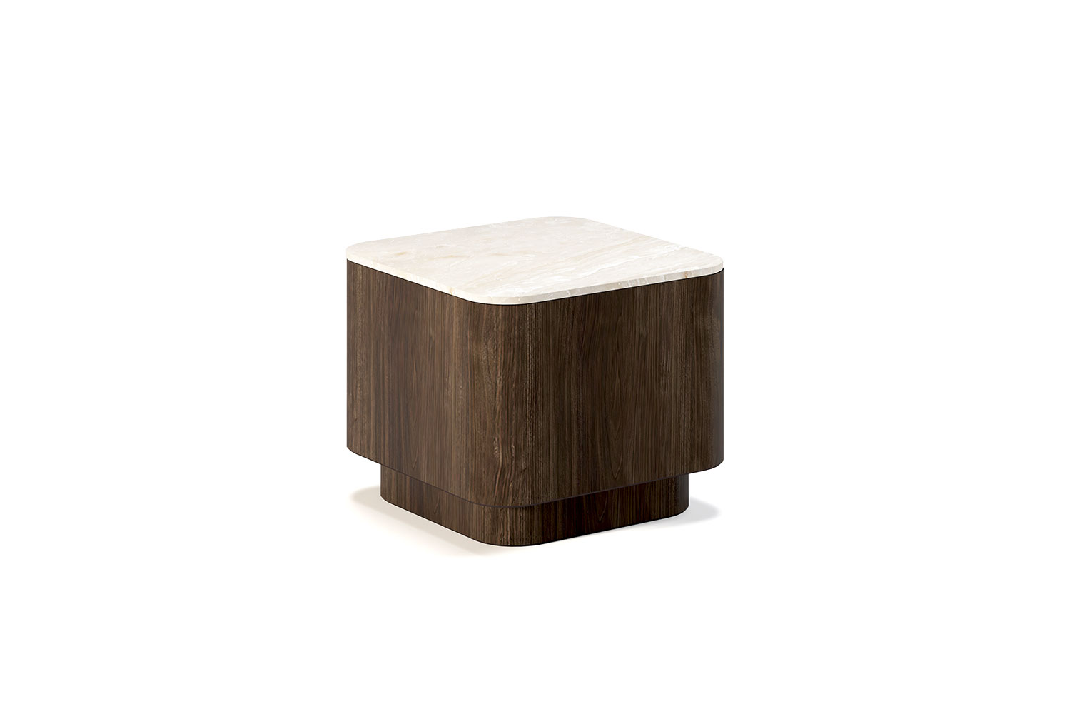 Cube Plus 18 Square Occasional Table with Inset Base