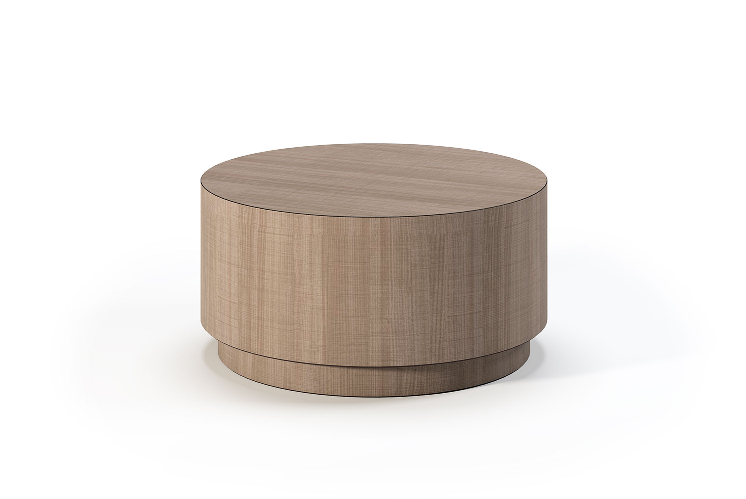 Cube Plus 30 Round Occasional Table with Inset Base