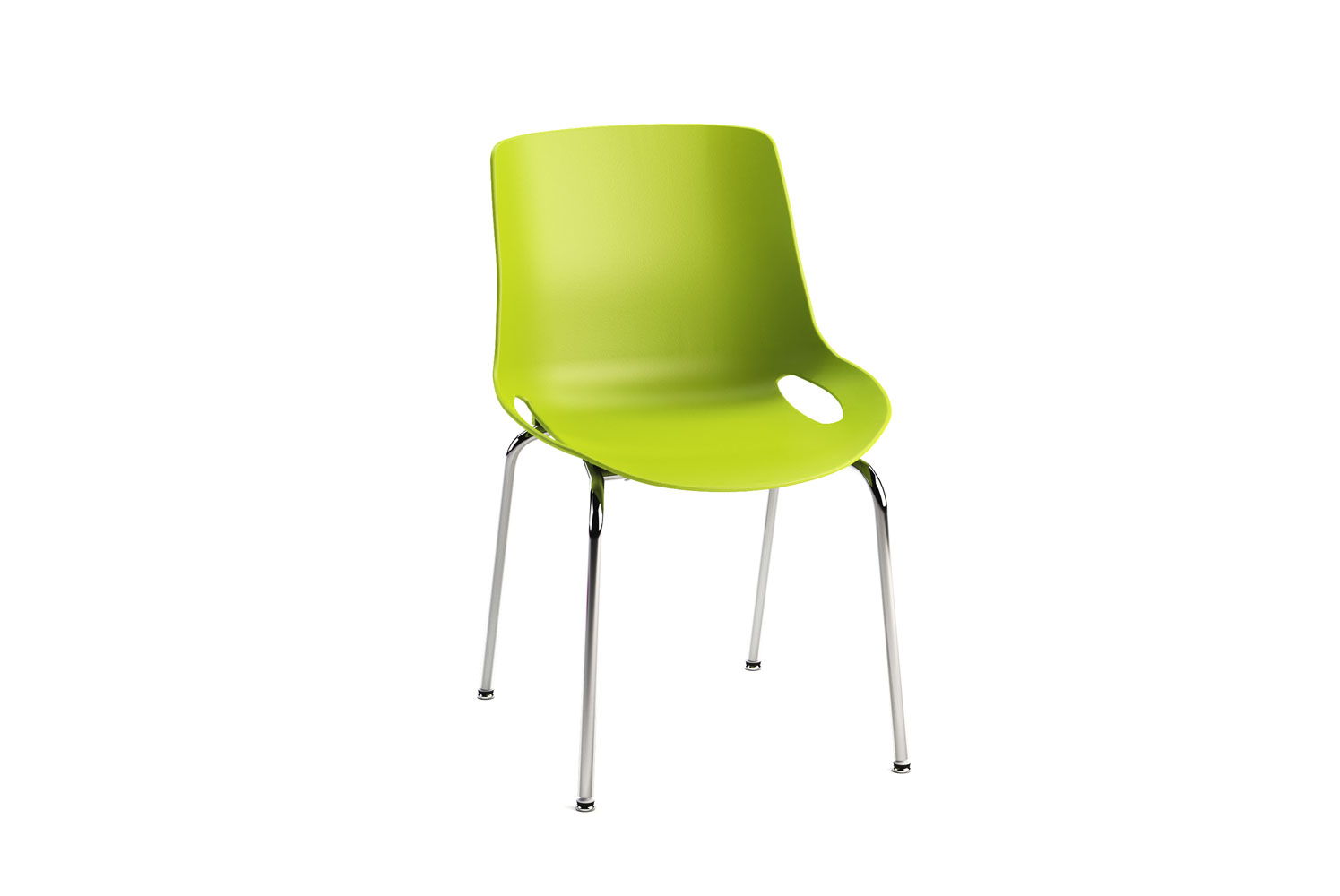 Elliot Jr, Metal Leg chair, Ivy Green Color