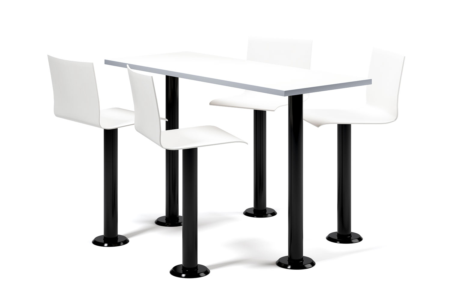 Barri 24x60 Bar Height Table with Dekko Stools