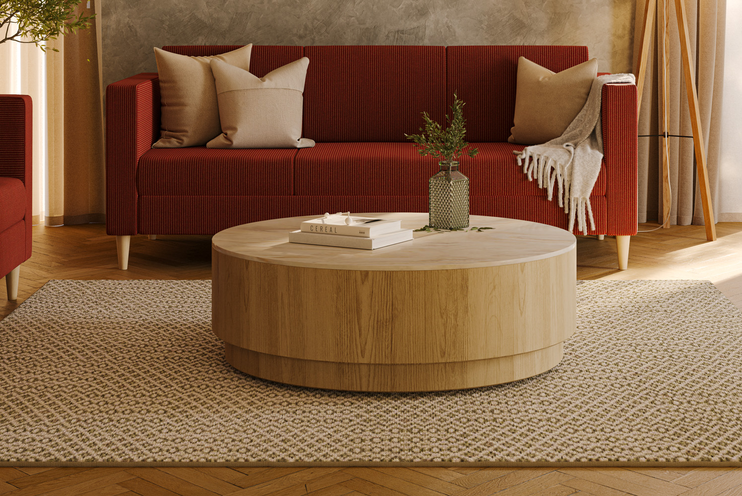 Cube Plus Occasional Table with Sammy Lounge Environment