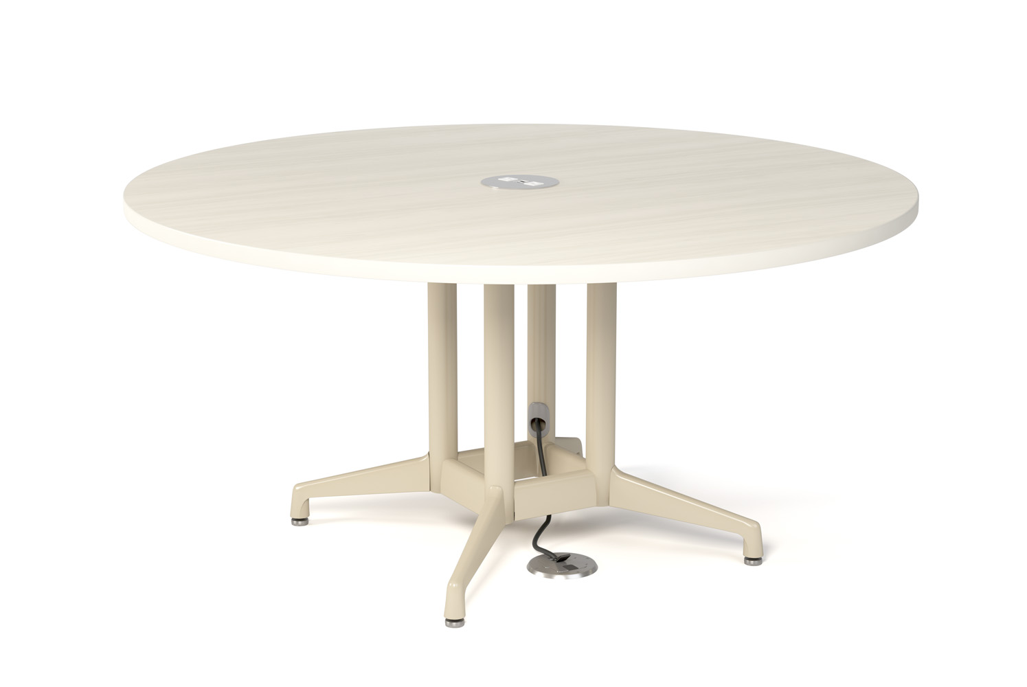 Dakota 4 Column Conference Table with Power Data