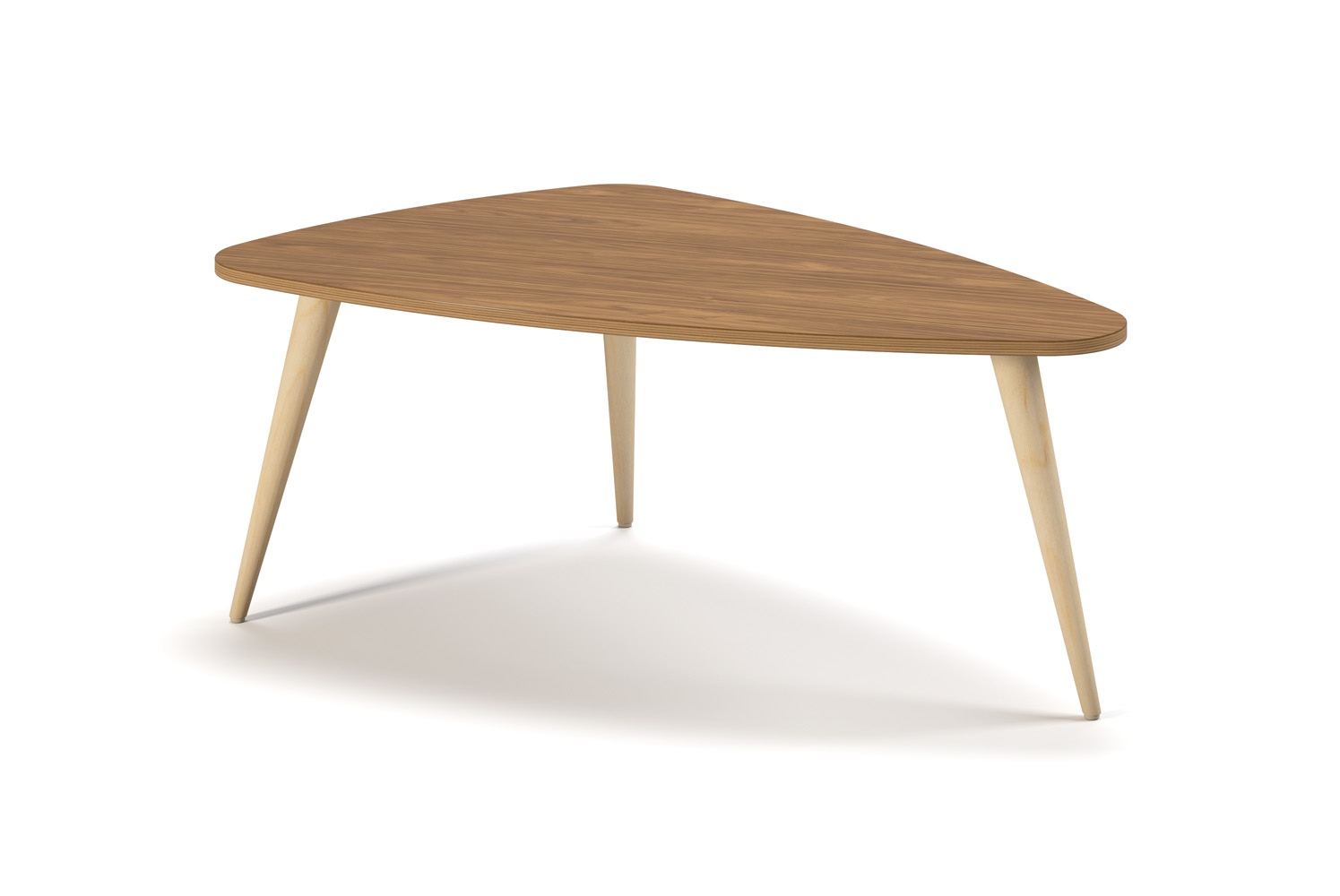 Hermosa Occasional Table 42x28 Sail Top Wood Legs