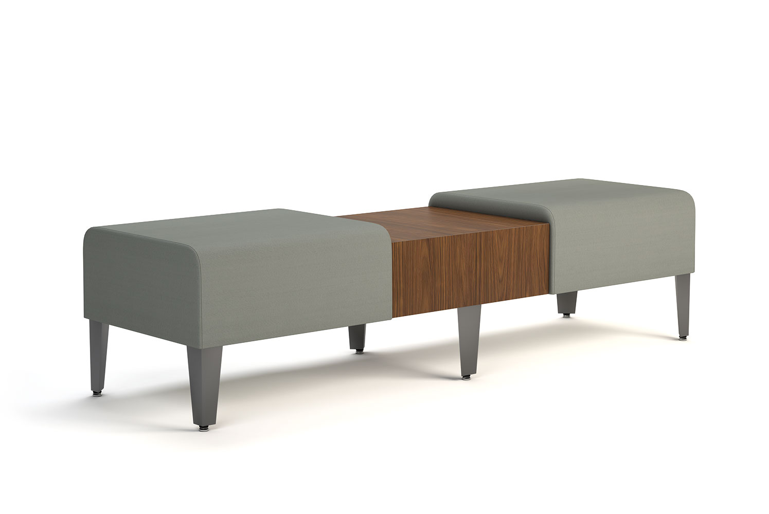Malibu 3 Unit Bench with Center Online Table