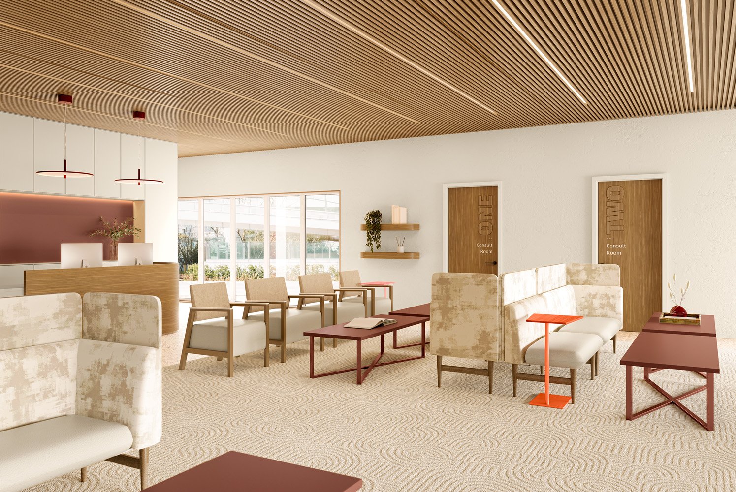 Dion Occasional Table with Nikki Modular and Valencia Loung Environment