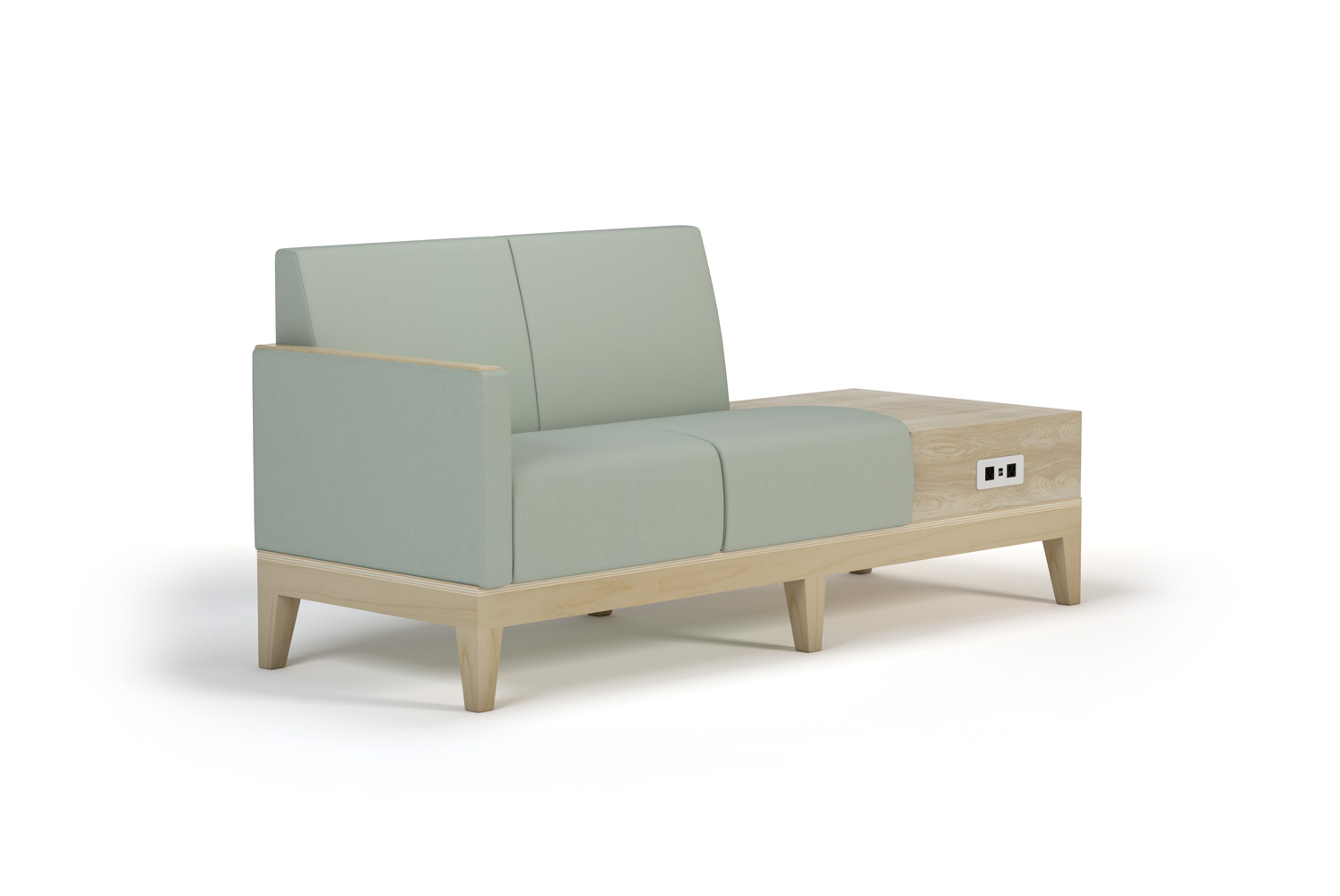 Ojai Two Seat Lounge with Right hand Arm and Online Table