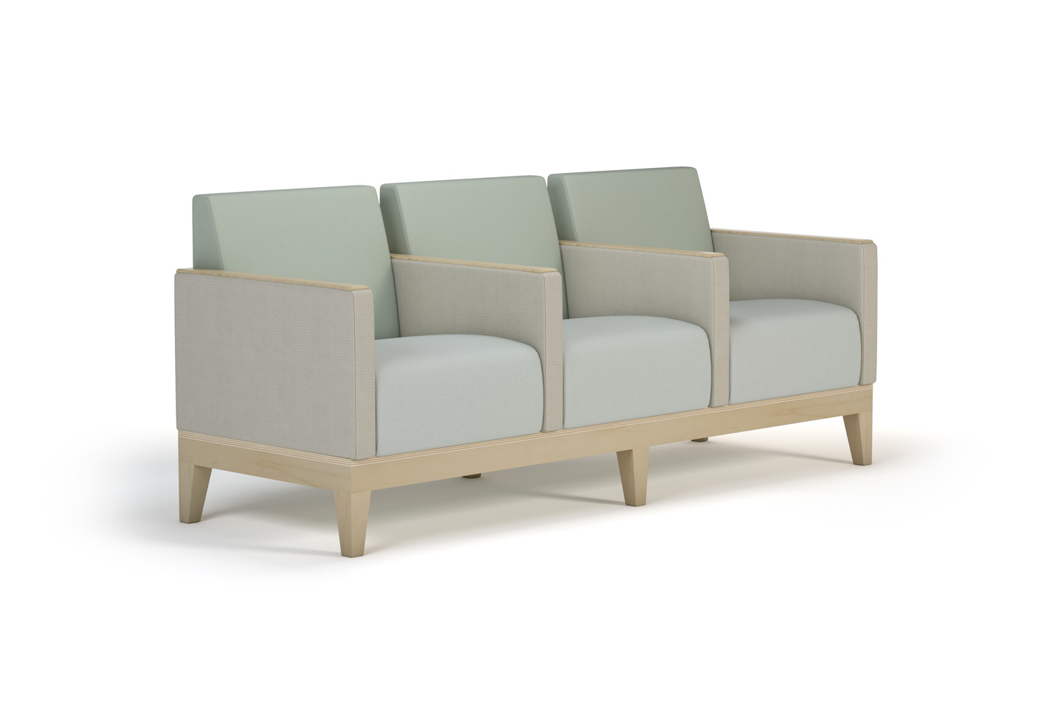 Ojai Three Seat Lounge with Inside and Outside Arms