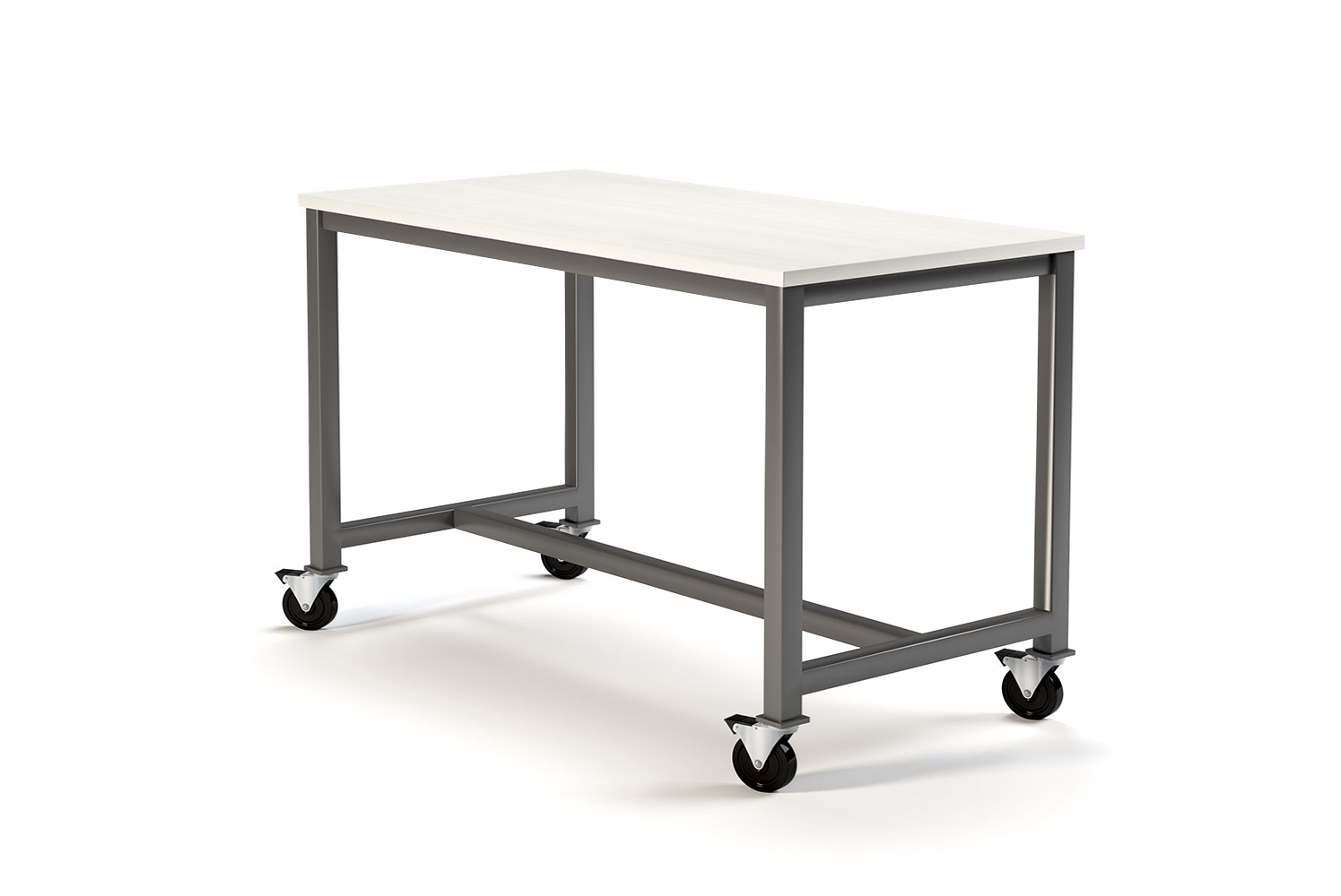 Oslo 30x60 42 Height Table with Casters