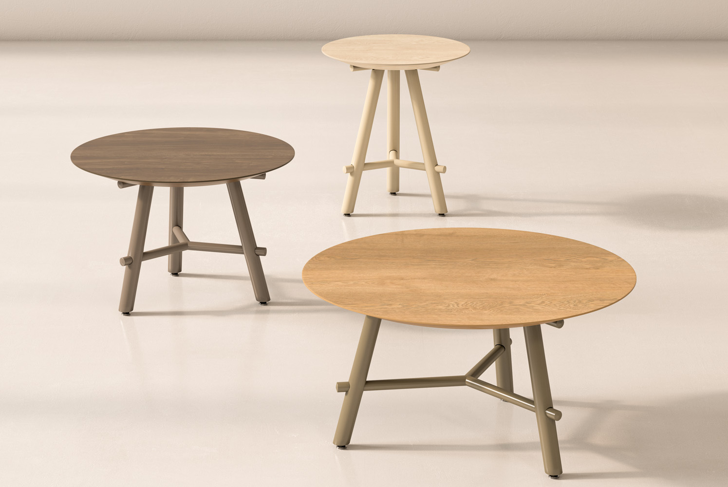 Rondo Occasional Tables 18D, 24D and 30D Environment