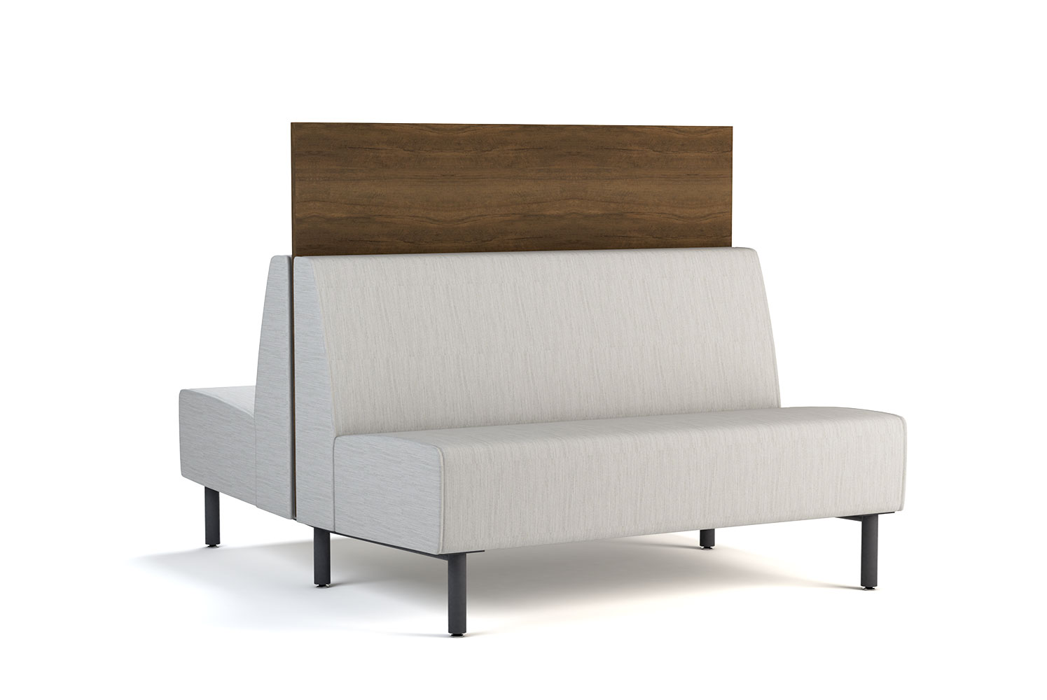 Tivoli 48 inch Back-to-Back Banquette with Laminate Panel